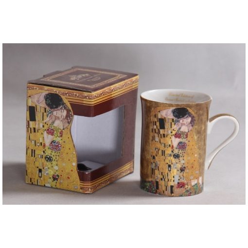 Porcelánbögre, 250ml, Klimt:The Kiss