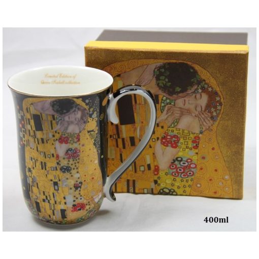Porcelánbögre 400ml,Klimt:The Kiss