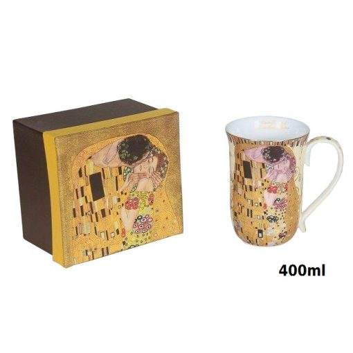 Porcelánbögre 400ml, Klimt : The Kiss