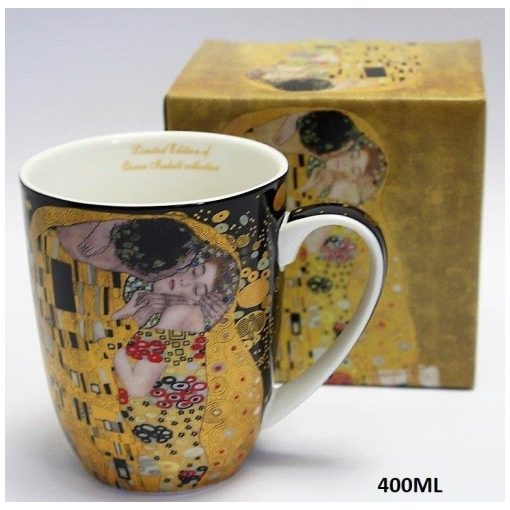 Porcelánbögre 400ml, Klimt: The Kiss