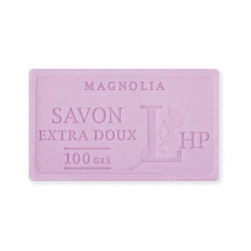 Marseille szappan, növényi olajjal, parabén-tartósítószer-szulfát mentes,hidratáló, celofánban, Magnolia