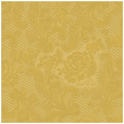 Lace Embossed gold dombornyomott papírszalvéta 33x33cm,15db-os