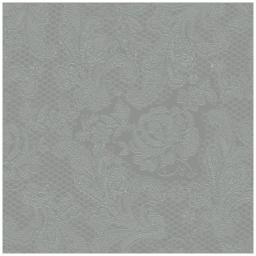 Lace gris ombre dombornyomott papírszalvéta 33x33cm,15db-os