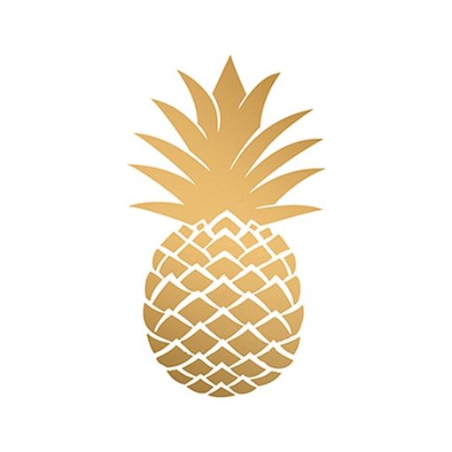 Golden Pineapple papírszalvéta 33x33cm,20db-os