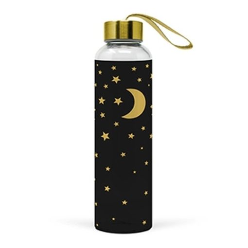 Üvegflaska borosilicate üveg 0,55l, Moonlight Real Gold