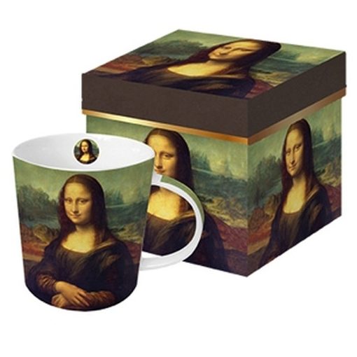 Porcelánbögre 0,35l dobozban, Mona Lisa