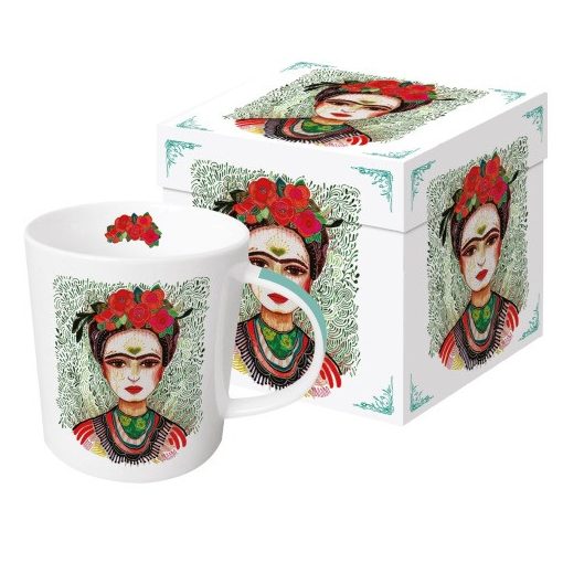 Porcelánbögre 0,35l,dobozban, Frida: Memory the Heart