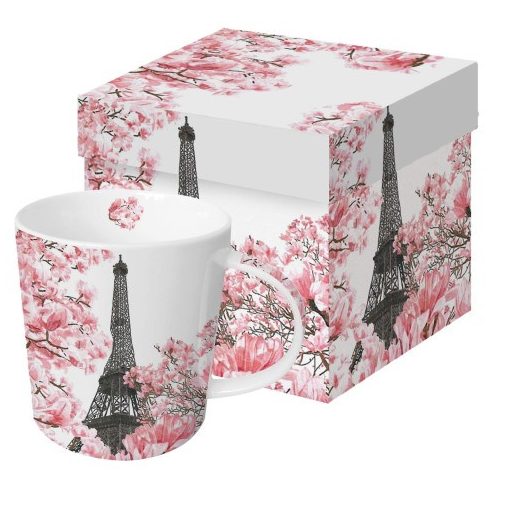 Porcelánbögre 0,35L dobozban,April in Paris