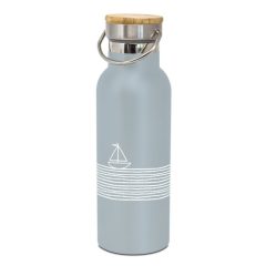   Rozsdamentes duplafalú acél útipalack 0,5L,Pure Sailing blue