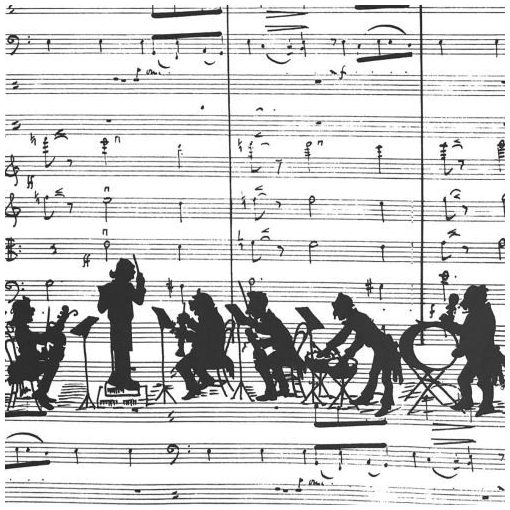 Orchestra papírszalvéta 33x33cm, 20db-os