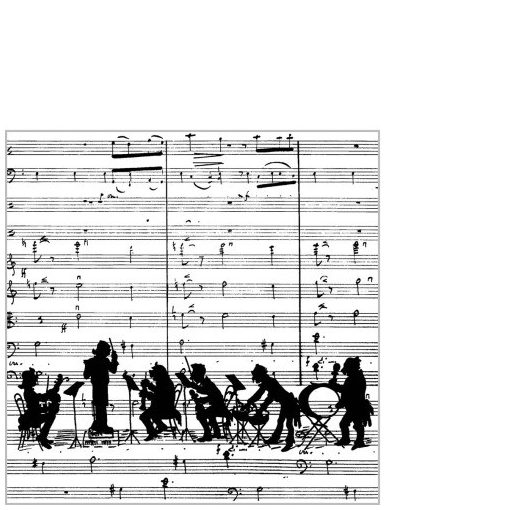 Orchestra papírszalvéta 25x25cm, 20db-os