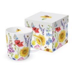 Porcelánbögre 0,35l dobozban, Flowers & Bees