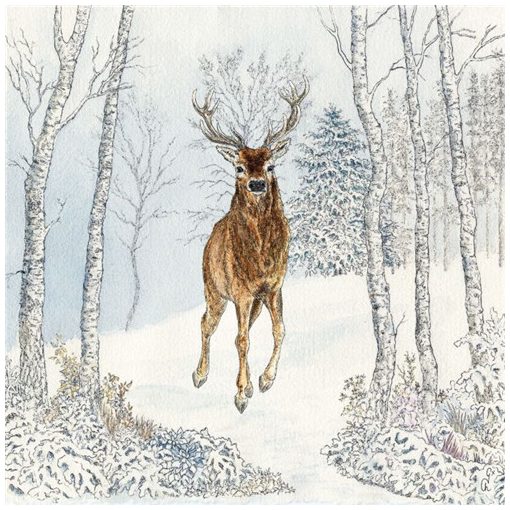 Cerf Hiver papírszalvéta 33x33cm, 20db-os