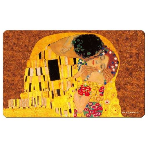 Reggeliző alátét melamine 23,5x0,2x14,5cm, Klimt:The Kiss