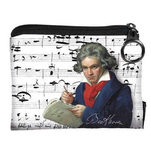 Mini pénztárca, polyester, 12x1,5x10cm,Beethoven