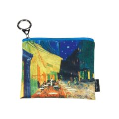   Mini pénztárca, polyester, 12x1,5x10cm,Van Gogh: Kávéház éjjel