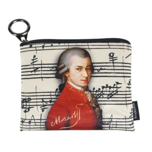 Mini pénztárca, polyester, 12x1,5x10cm,Mozart