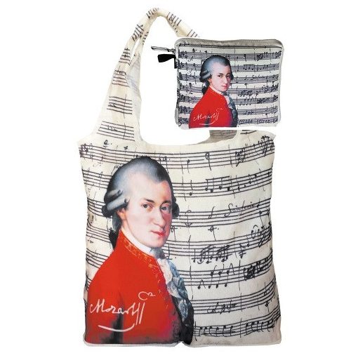 Táska a táskában,polyester,Mozart,42x48cm,összehajtva:16x13cm