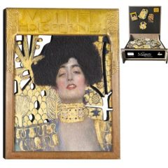 Hűtőmágnes (MDF lap) 4,5x5,7cm,Klimt:Judith