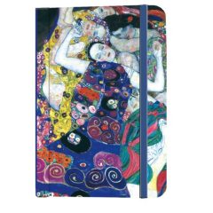 Jegyzetfüzet 9,5x13,5x1,4cm,Klimt:A szüzek