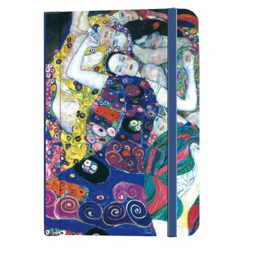 Jegyzetfüzet 9,5x13,5x1,4cm,Klimt:A szüzek