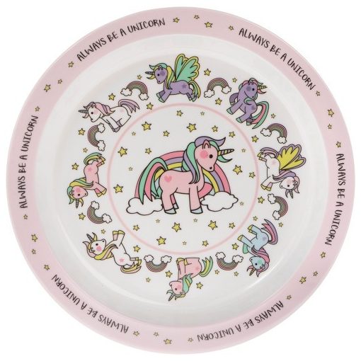 Műanyag tányér 22cm, Little Star Unicorn