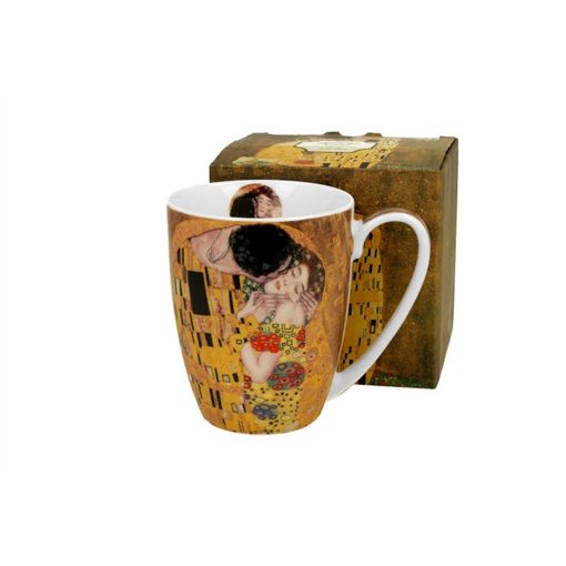 Porcelánbögre, 390ml, Klimt: The Kiss