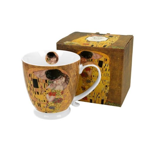 Porcelánbögre dobozban,480ml,Klimt:The Kiss