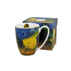 Porcelánbögre 380ml dobozban, Van Gogh: Kávéház éjjel