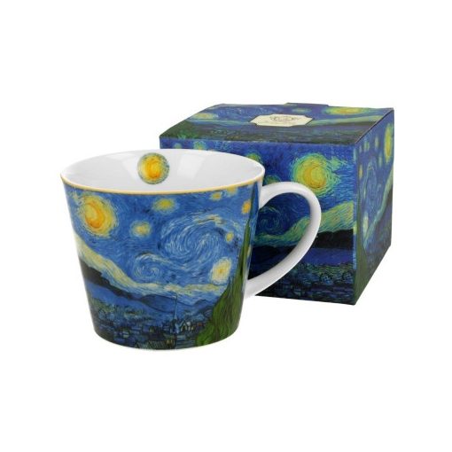 Porcelánbögre 500ml dobozban, Van Gogh: Csillagos éj