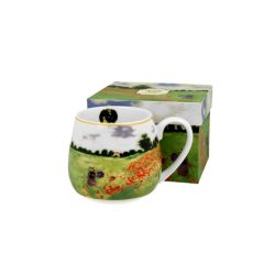 Porcelánbögre 430ml, dobozban, Monet: Pipacsmező