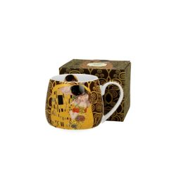 Porcelánbögre, 430ml, dobozban, Klimt:The Kiss