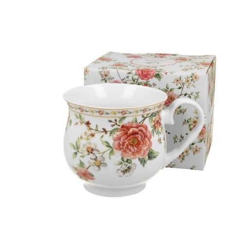 Porcelánbögre 530ml, dobozban, Carissima