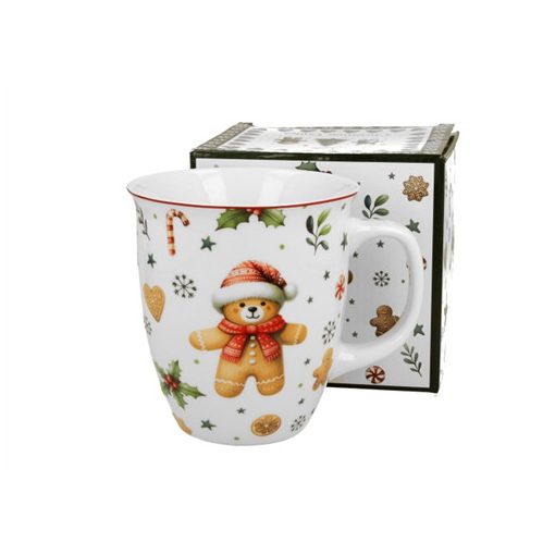 Porcelánbögre 650ml, dobozban, Christmas Cuties