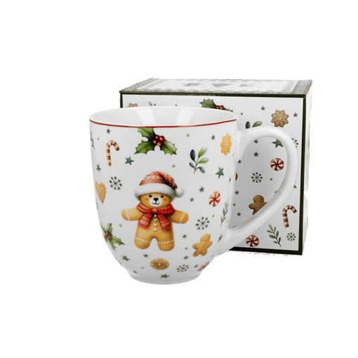 Porcelánbögre 1000ml, dobozban, Christmas Cuties