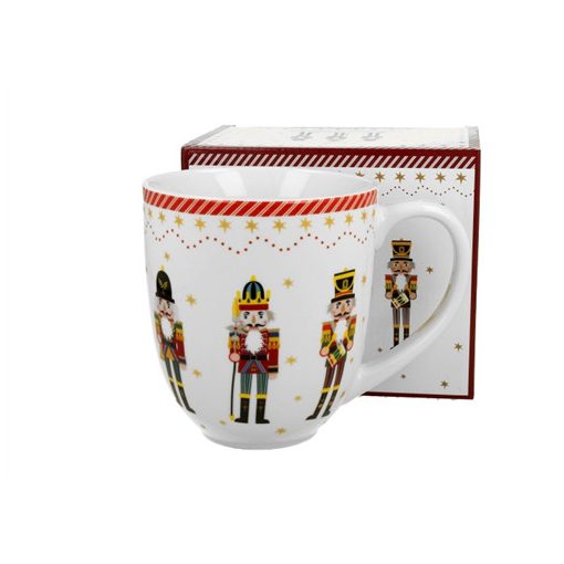 Porcelánbögre 1000ml, dobozban, Christmas Nutcracker