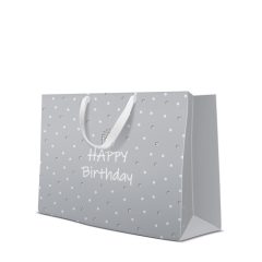   Special Day grey papír ajándéktáska horizontal 33,5x26,5x13cm