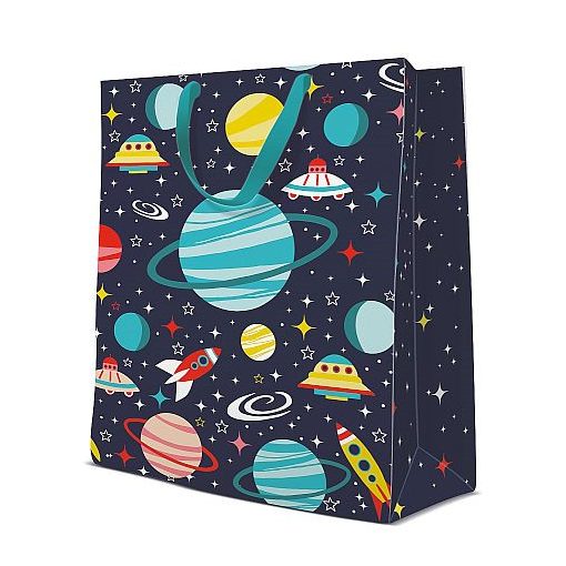 Space papír ajándéktáska big 30x41x12cm