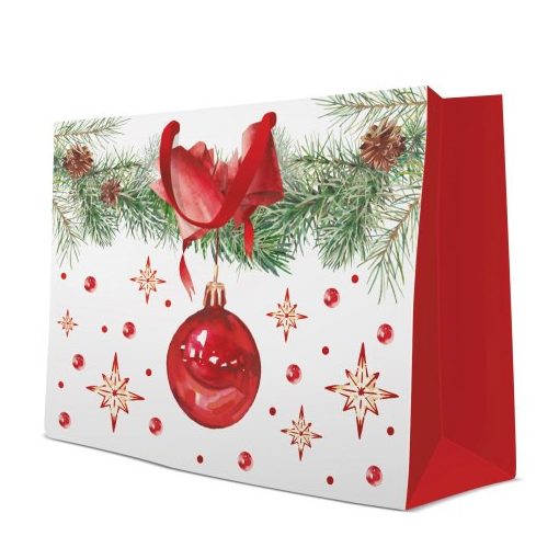 Jingle Bells  papír ajándéktáska maxi 54x44x16cm