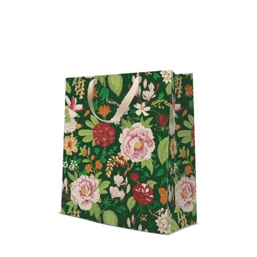 Classic Flowers papír ajándéktáska large 26,5x33,5x13cm
