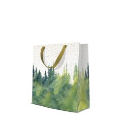   Golden Forest papír ajándéktáska, premium medium 20x25x10cm