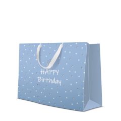   Special Day blue papír ajándéktáska horizontal 33,5x26,5x13cm