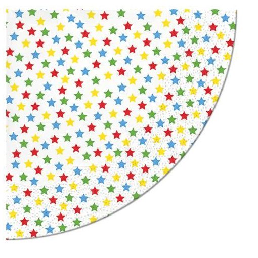 Stars colorful papírszalvéta 32x32cm, 12 db-os