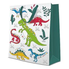Dinosaur papír ajándéktáska big 30x41x12cm