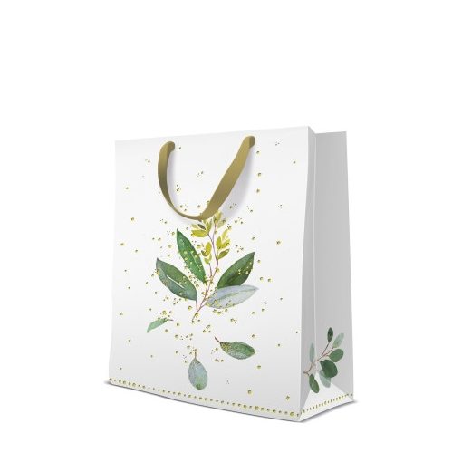 Golden Eucaliptus papír ajándéktáska premium large 26,5x33,5x13cm