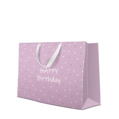   Special Day pink  papír ajándéktáska horizontal 33,5x26,5x13cm