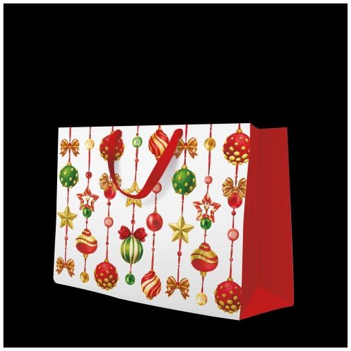 Adorned Ornaments papír ajándéktáska horizontal 33,5x26,5x13cm