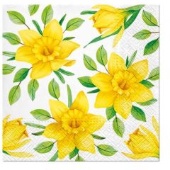 Daffodils in Bloom papírszalvéta 33x33cm,20 db-os