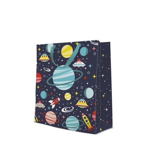 Space papír ajándéktáska large 26,5x33,5x13cm