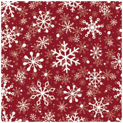 Christmas Snowflakes papírszalvéta 25x25cm, 20db-os